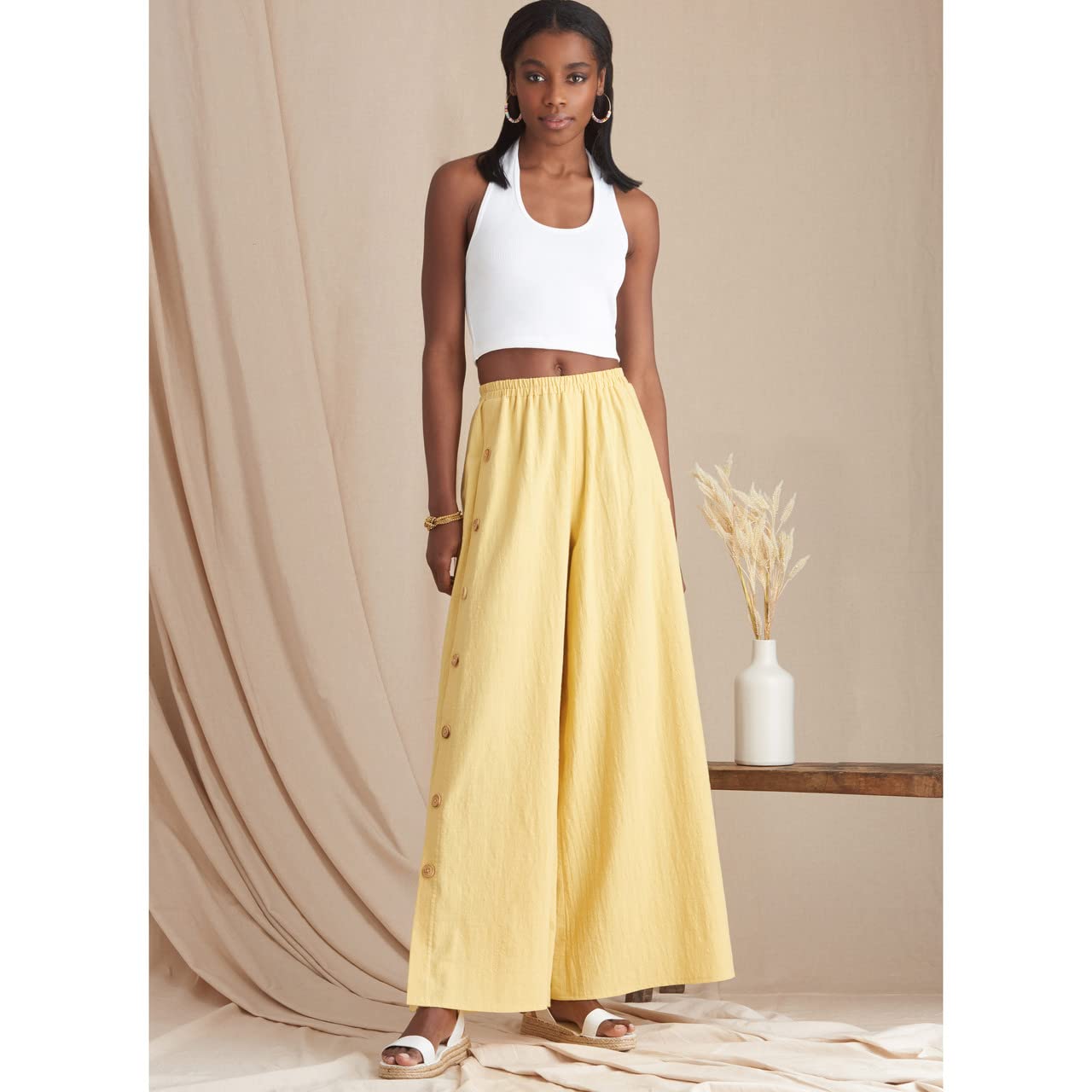 Amazon.com: Simplicity SS9608D5 Misses' Skirt and Wide Leg Pants
